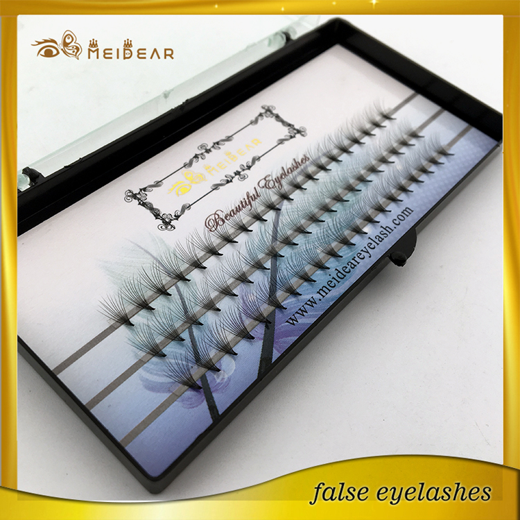 Custom eyelash packaging pre-fanned volume eye lashes extension